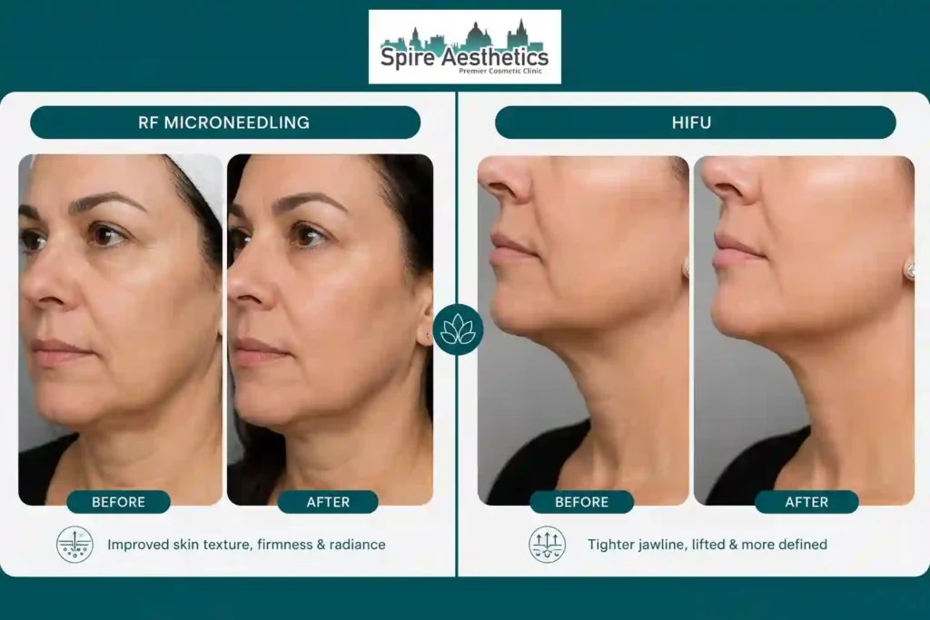 Can RF Microneedling and HIFU Be Combined Whitley Bay?